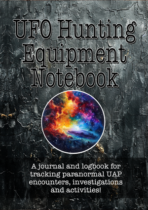 Book Cover: UFO Hunting Equipment Notebook